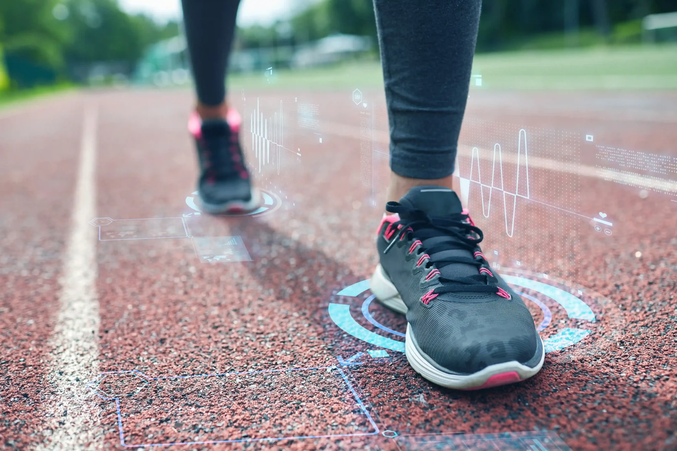 Zapatillas de running técnicas con sistema de ajuste inteligente